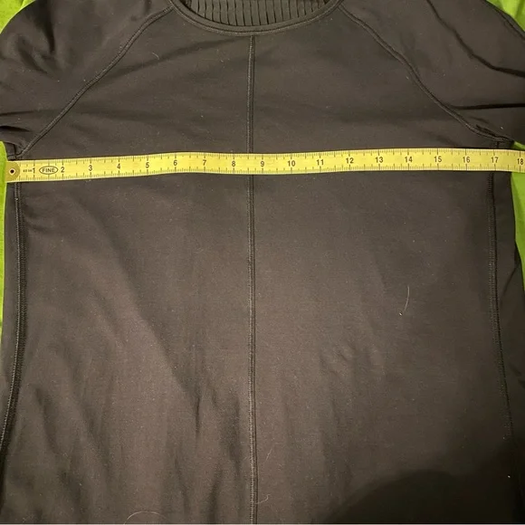 Lululemon Making Moves Pleated Back Rulu Black Long Sleeve Shirt - Picture 7 of 12